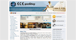 Desktop Screenshot of eceyachting.com